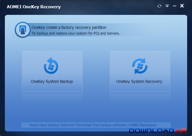 AOMEI OneKey Recovery 1.6.2 1.6.2 Featured Image for Version 1.6.2