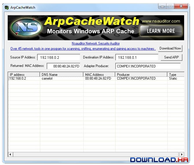 ArpCacheWatch 1.6.6 1.6.6 Featured Image for Version 1.6.6