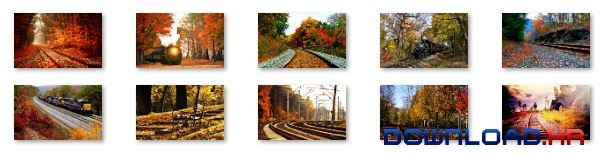 Autumn Tracks Windows 7 Theme 1.00 1.00 Featured Image for Version 1.00