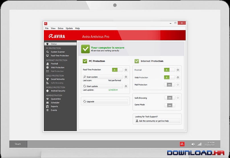 Avira Free Antivirus for Windows free download