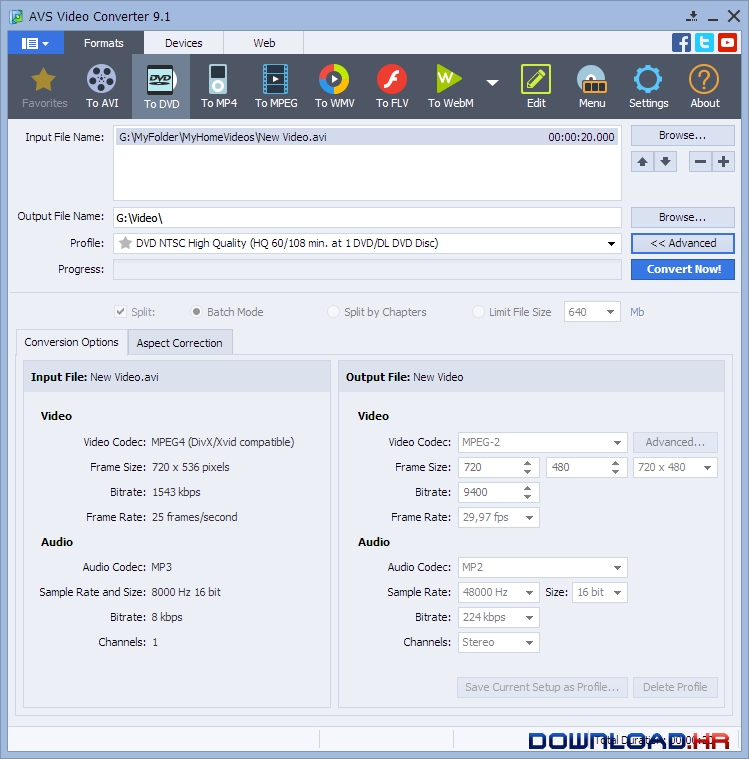 AVS Video Converter 12.0.2.652 12.0.2.652 Featured Image for Version 12.0.2.652
