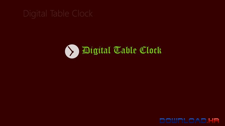 Digital Table Clock for Windows 8 1.0.0.0 1.0.0.0 Featured Image for Version 1.0.0.0