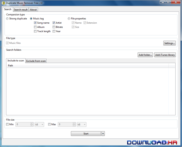Duplicate Music Remover Free 2.0 2.0 Featured Image for Version 2.0