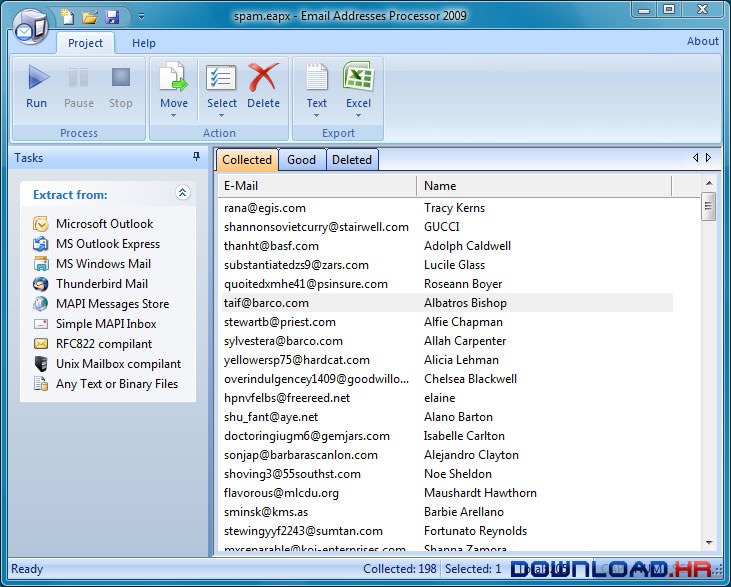 Email Addresses Processor 2009 1.63 1.63 Featured Image for Version 1.63