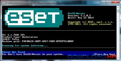 ESET Necurs Remover 2.1.0.4 2.1.0.4 Featured Image for Version 2.1.0.4