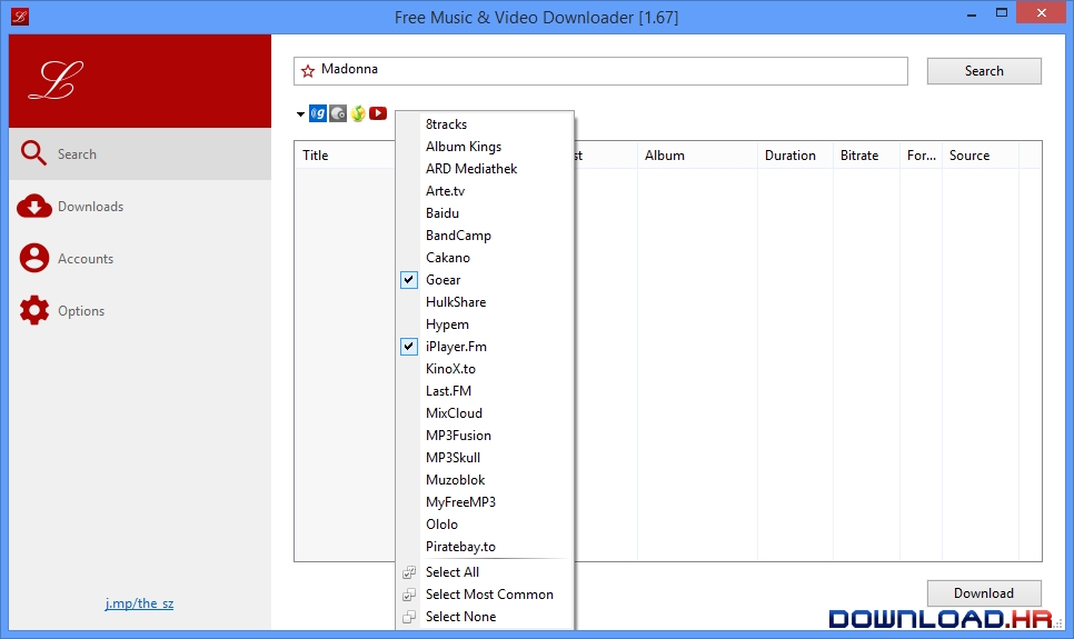 Free Music and Video Downloader 2.39 2.39 Featured Image for Version 2.39
