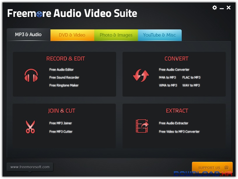 Freemore Audio Video Suite 3.8.1 3.8.1 Featured Image for Version 3.8.1