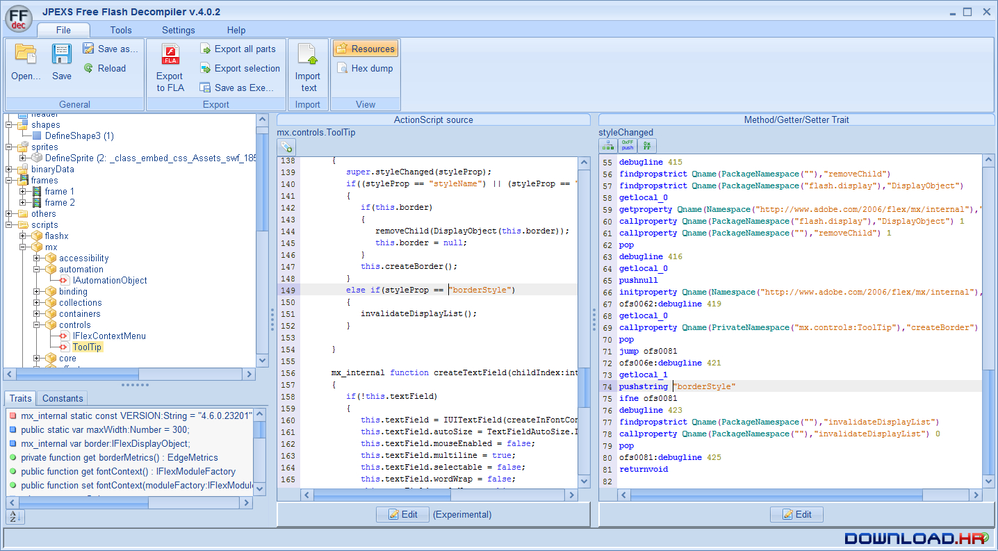 JPEXS Free Flash Decompiler 11.2.0 11.2.0 Featured Image for Version 11.2.0