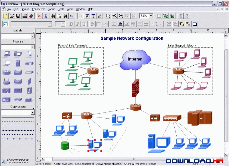 LanFlow Net Diagrammer 6.78.2148 6.78.2148 Featured Image for Version 6.78.2148