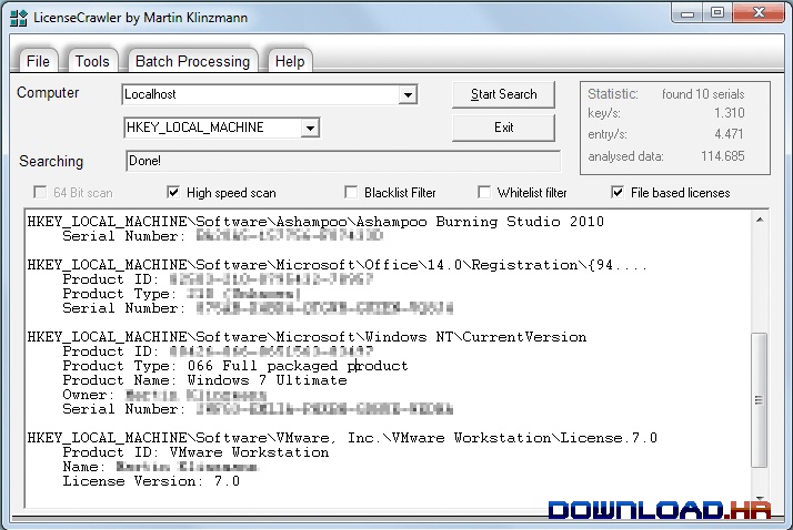 LicenseCrawler 2.1.2421 2.1.2421 Featured Image for Version 2.1.2421