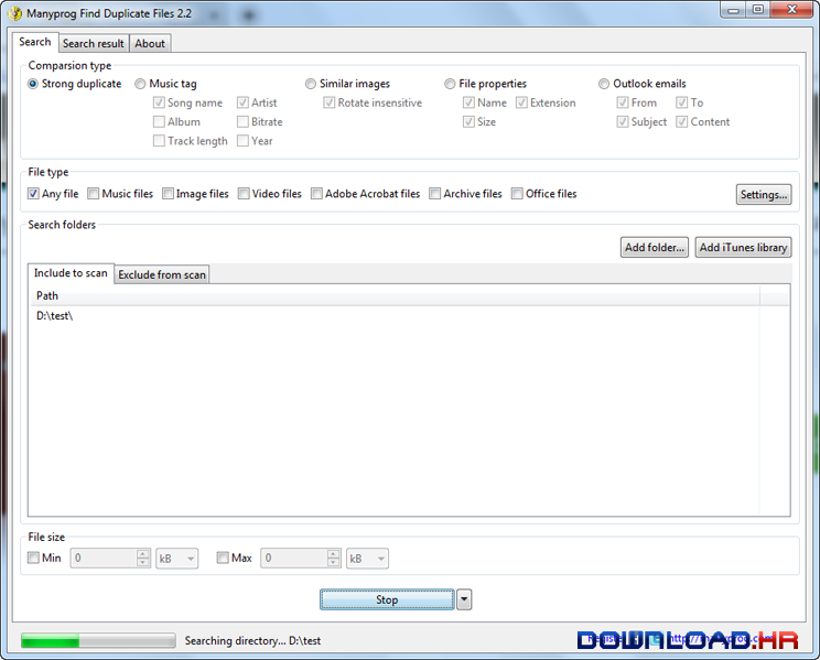 Manyprog Find Duplicate Files 2.4 2.4 Featured Image for Version 2.4