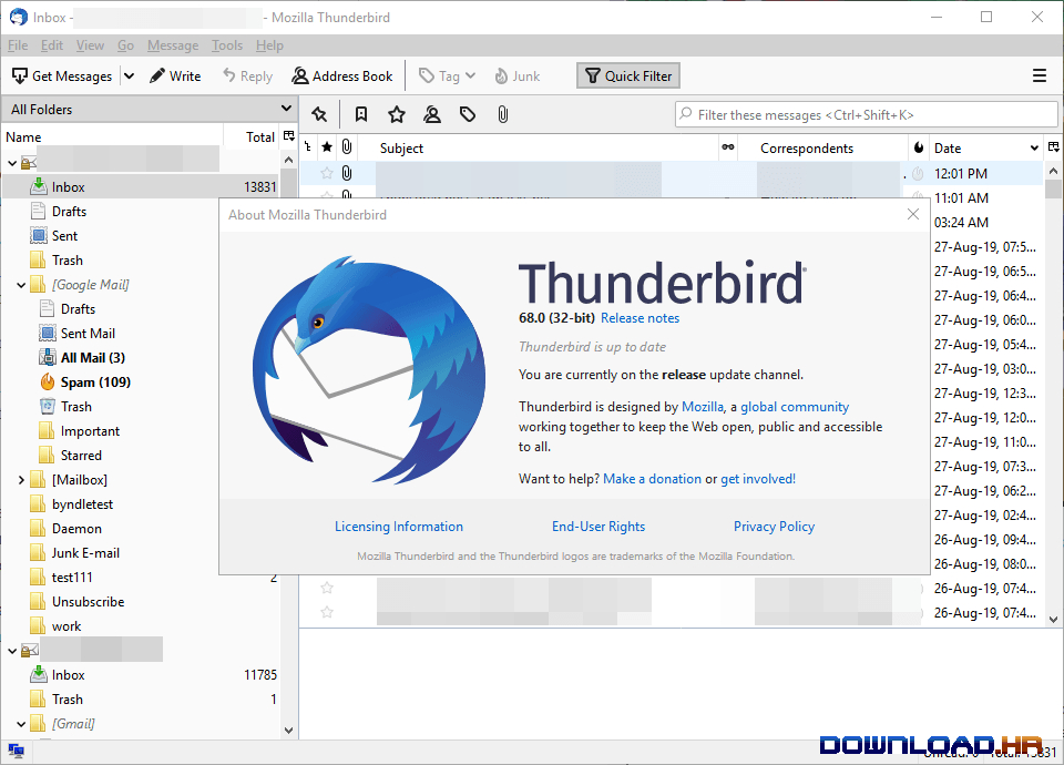 Mozilla Thunderbird 68.2.1 68.2.1 Featured Image for Version 68.2.1