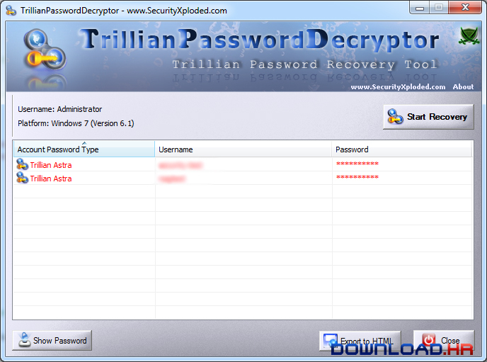 Password Decryptor for Trillian 6.0 6.0 Featured Image for Version 6.0