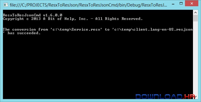 ResxToResJsonCmd 1.6 1.6 Featured Image for Version 1.6