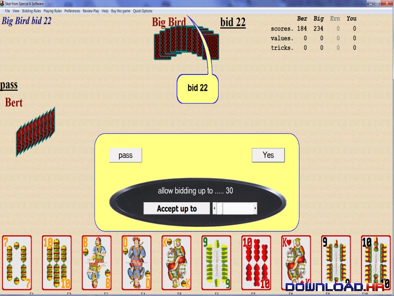 SKAT Card Game From Special K Software 2.8 2.8 Featured Image for Version 2.8