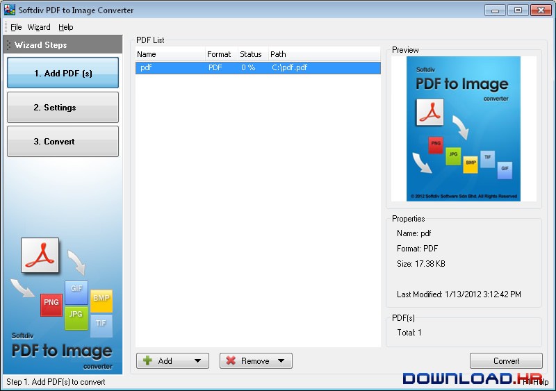 Softdiv PDF to Image Converter 1.3 1.3 Featured Image for Version 1.3