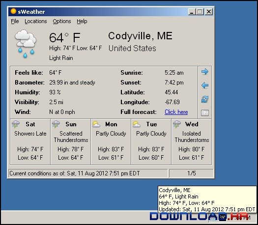 easy weather download software