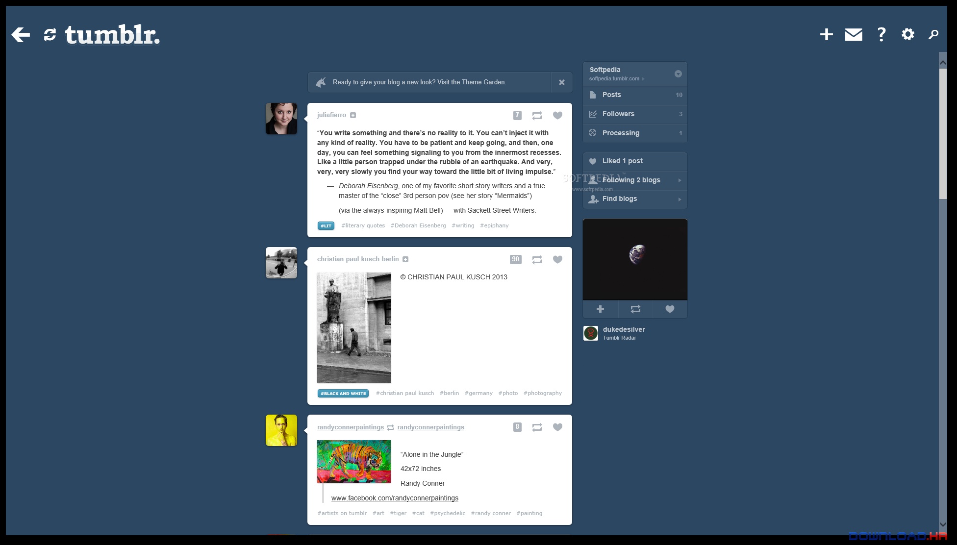 Tumblr Touch for Windows 8 1.0.0.11 1.0.0.11 Featured Image for Version 1.0.0.11